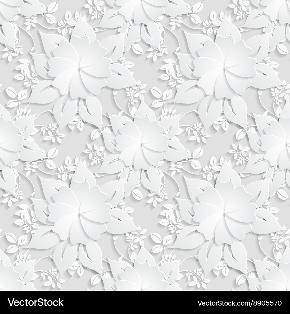 Floral seamless pattern background Royalty Free Vector Image