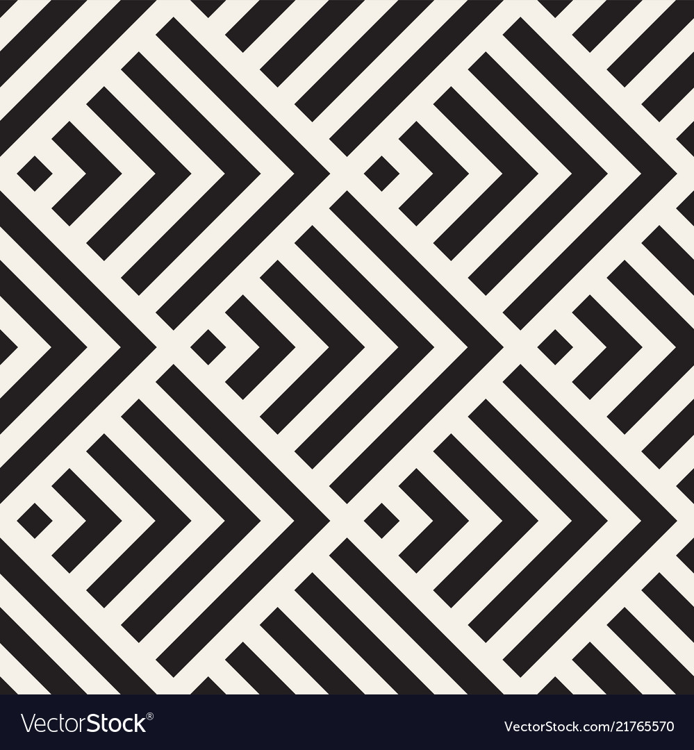 Modern Line Mosaic Pattern