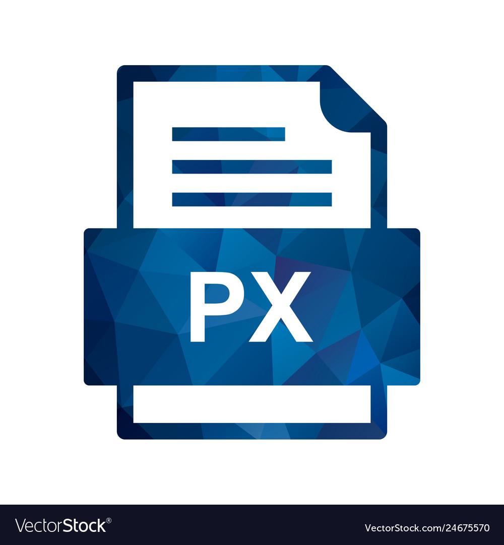 Px file document icon