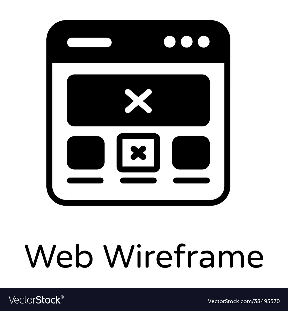 Web wireframe