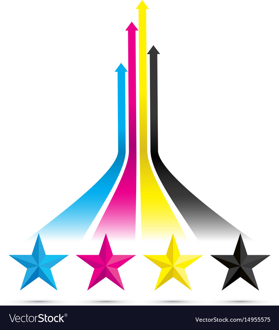 Dynamic Color Arrows and Stars