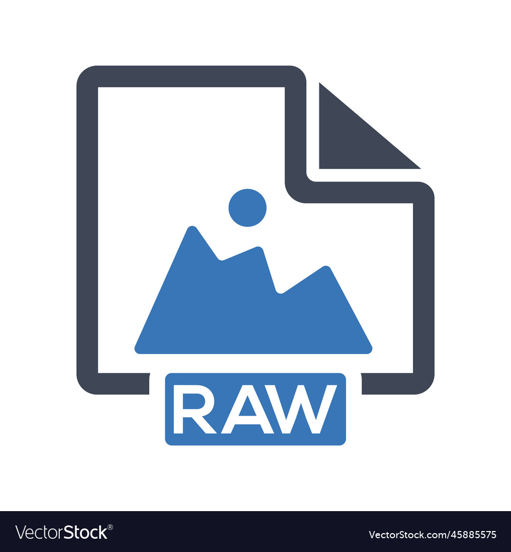 Raw image icon graphics