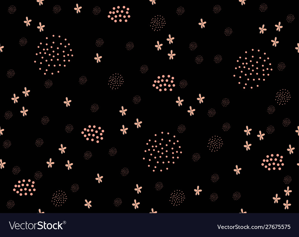 Seamless dotted pattern with grouped dots