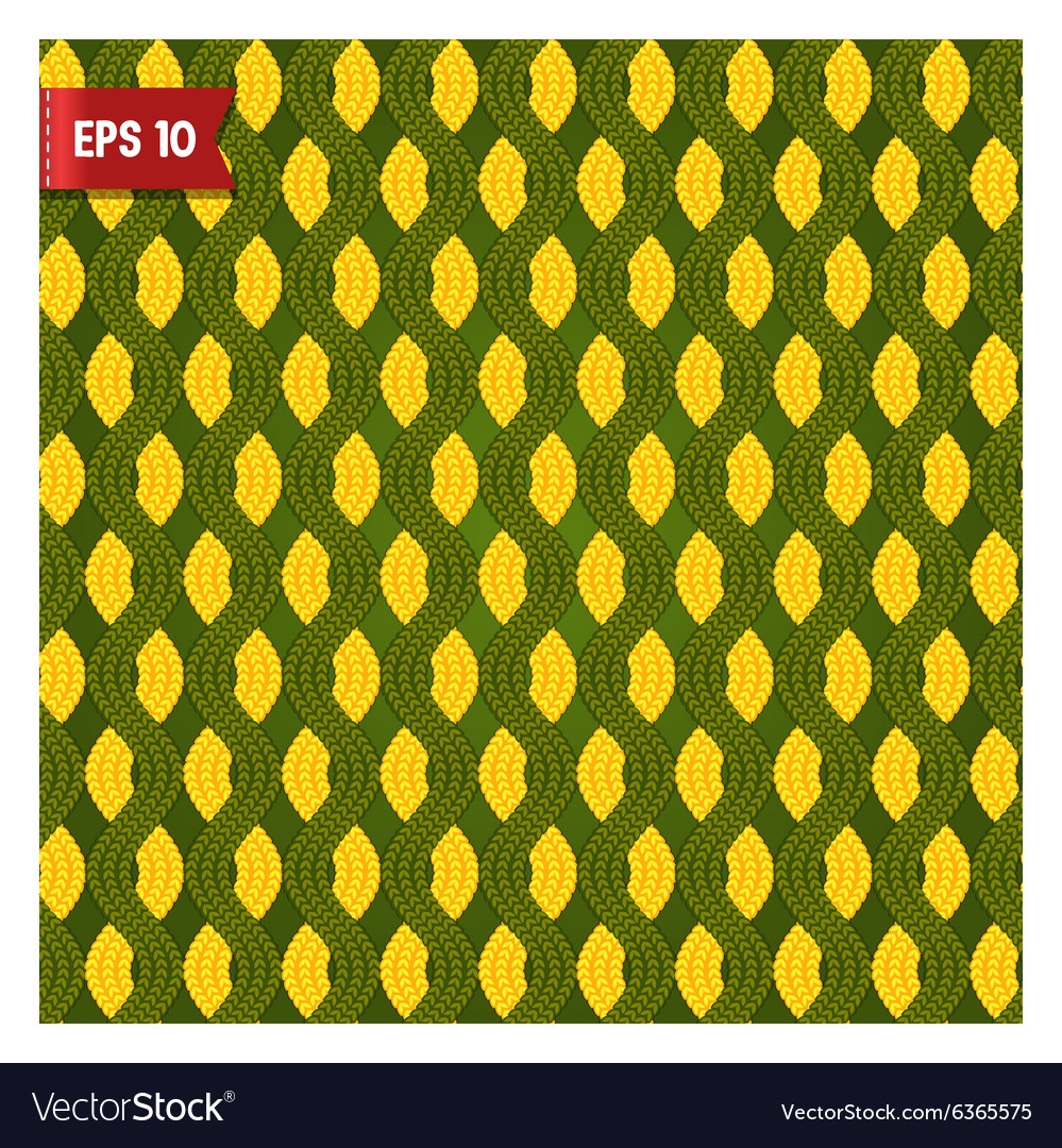 Seamless knitted pattern