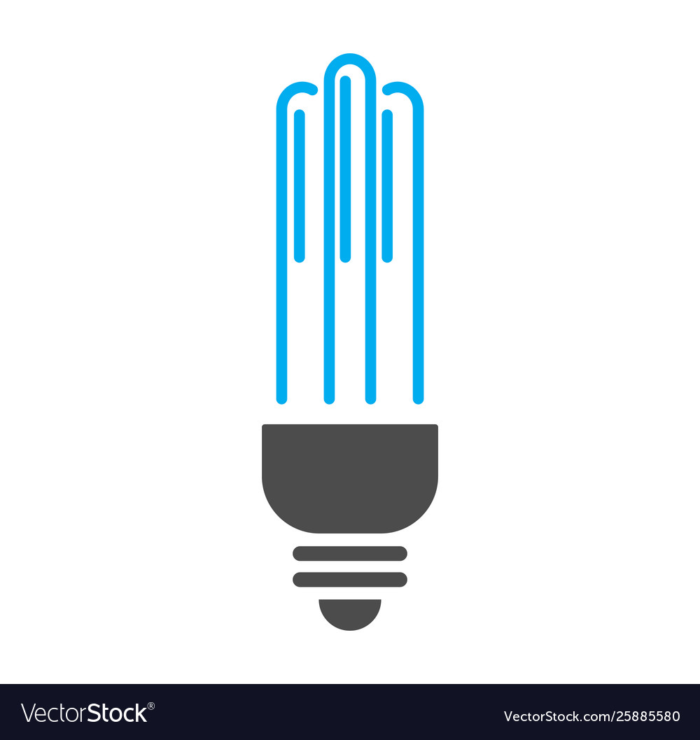 Bulb icon on background for graphic and web design vector image Bulb icon on background for graphic and web design