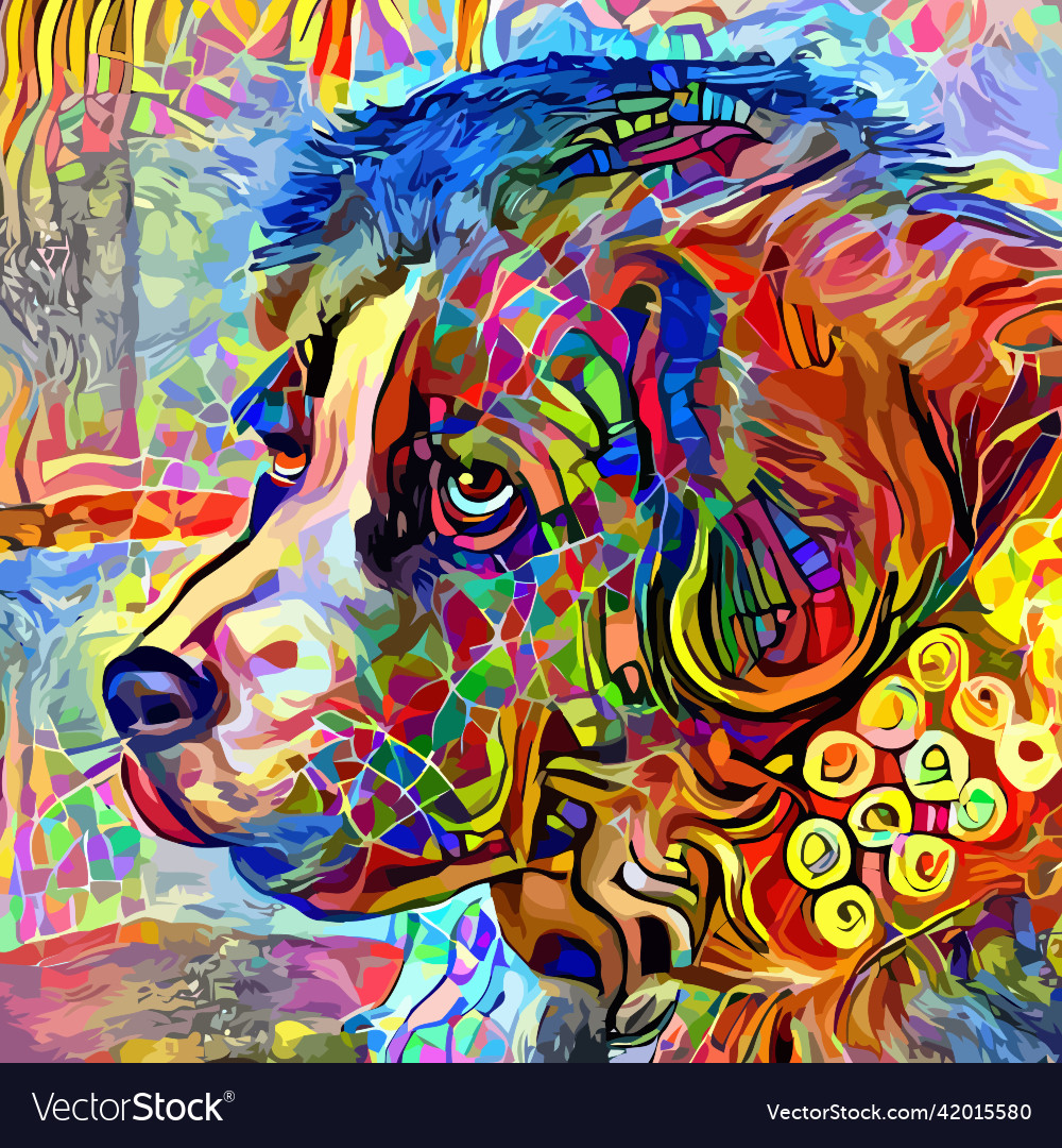 Impressionist dog 2024