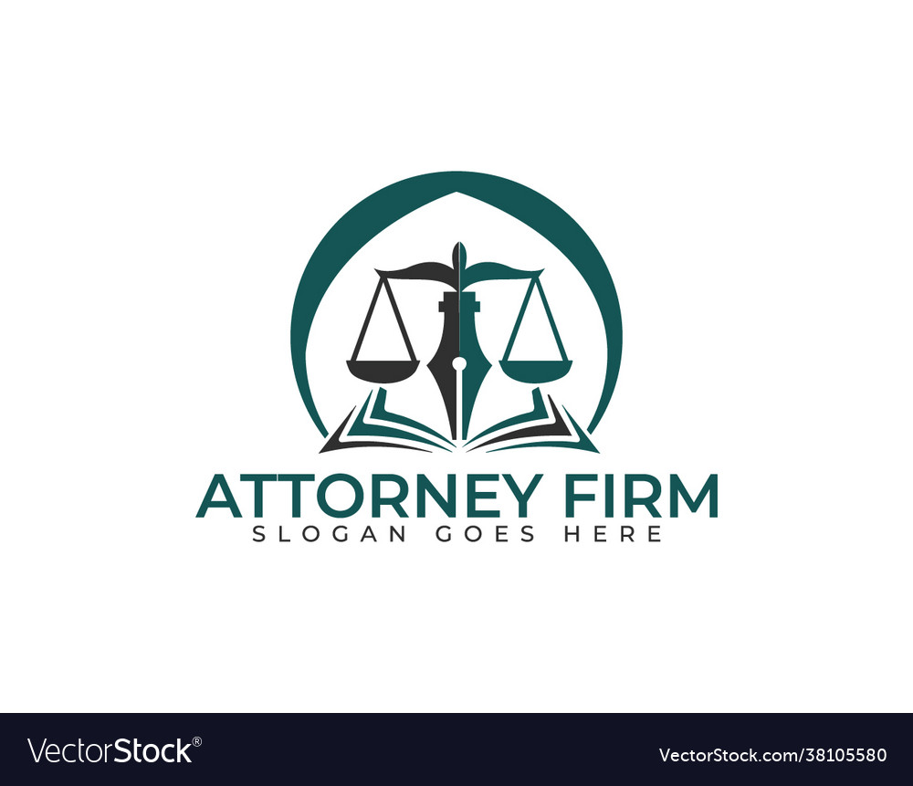 Rechtsanwälte Logo Design Anwalt Vorlage vector image Rechtsanwälte Logo Design Anwalt Vorlage