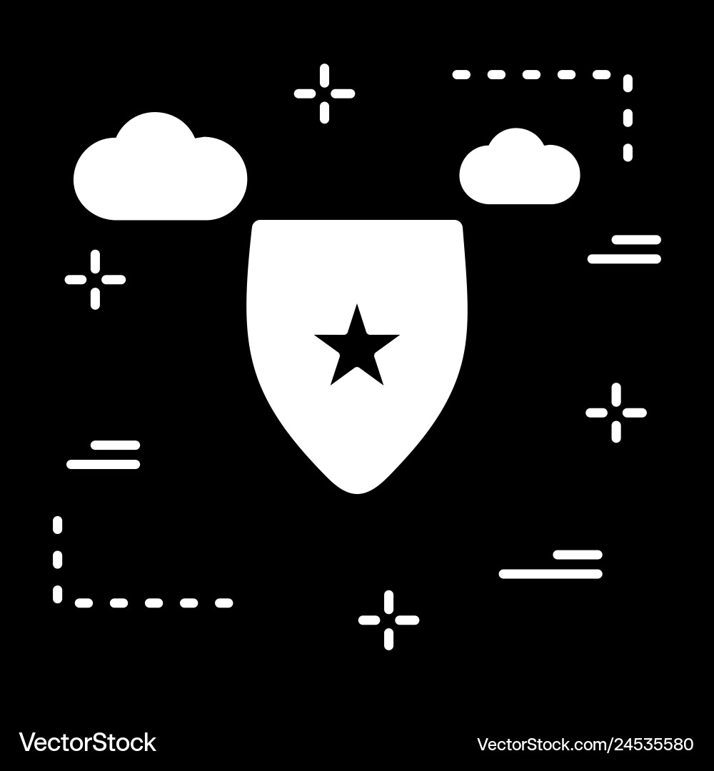 Shield icon Royalty Free Vector Image - VectorStock