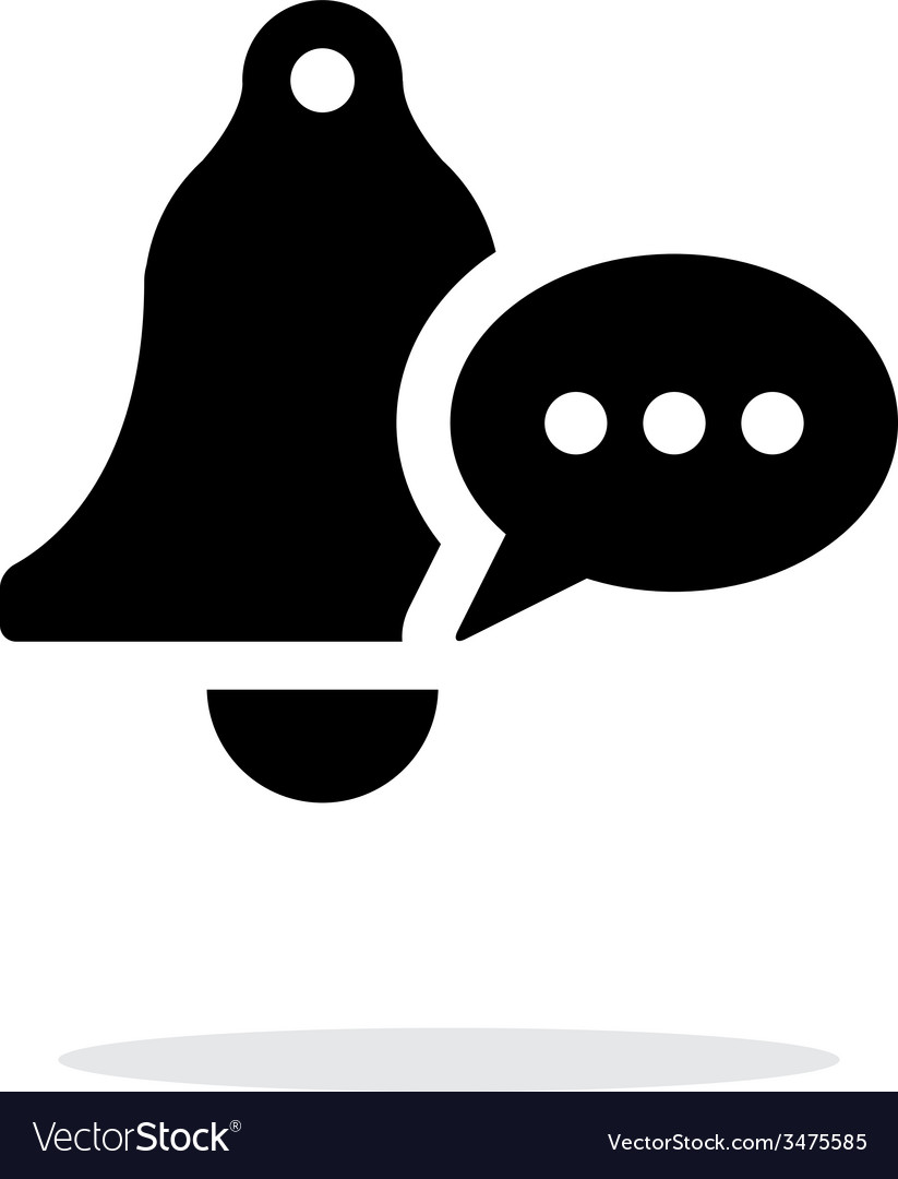 Bell with Message Icon