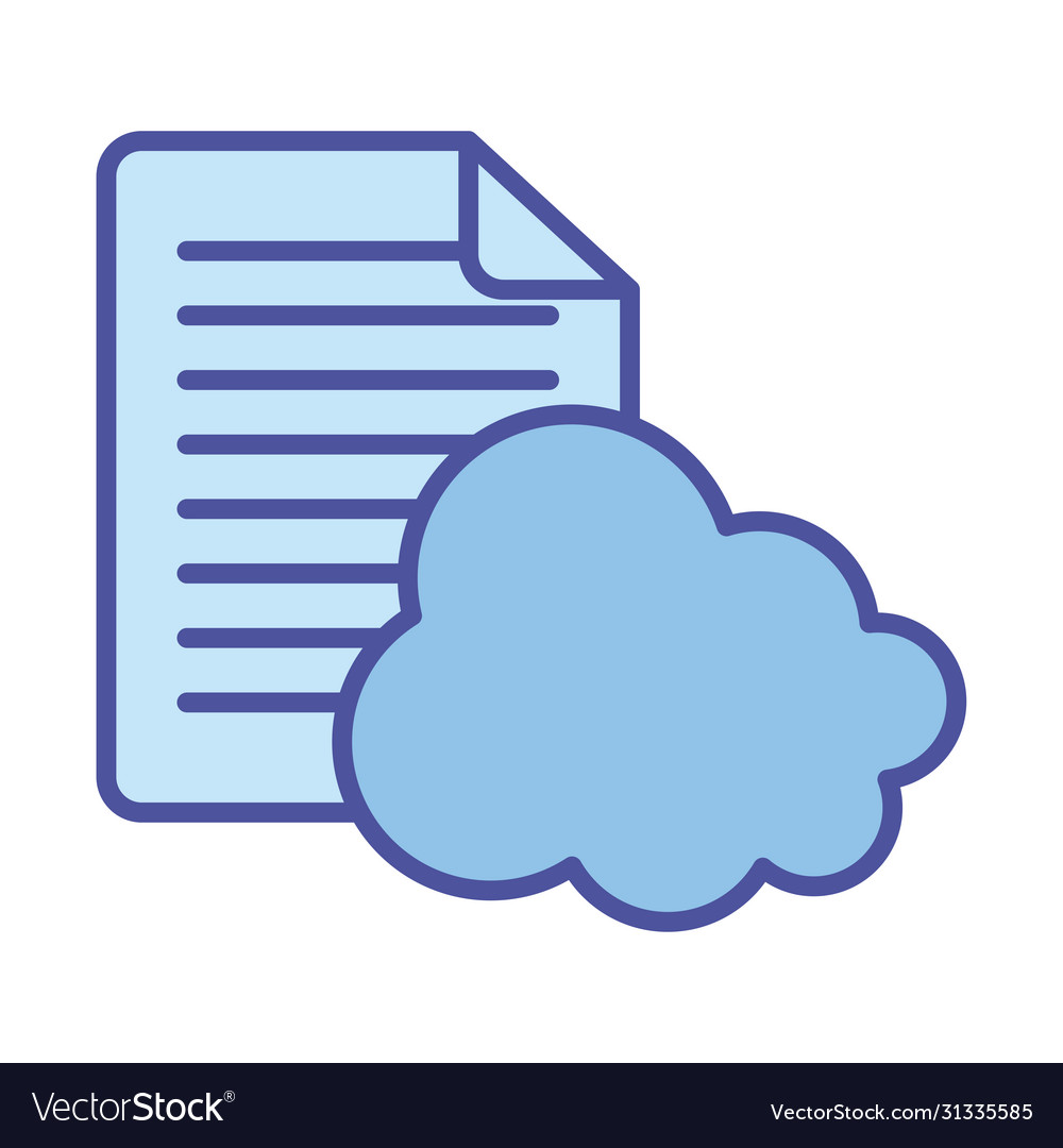 Cloud computing and document paper line fill