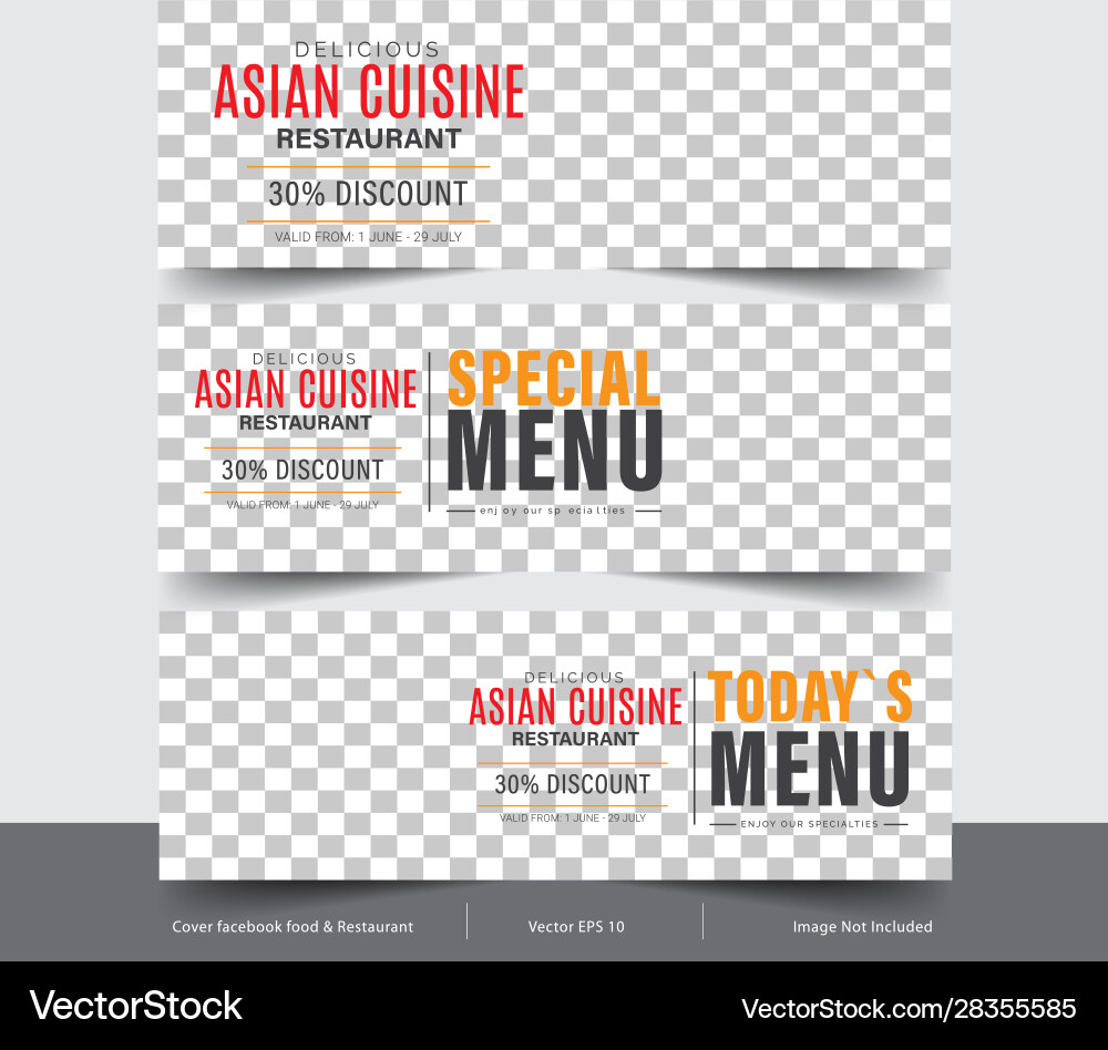 Design Banner For Social Networks Template Vector Image
