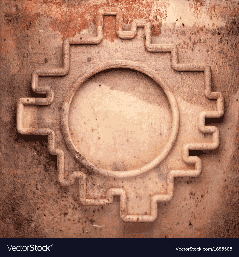 Old metal background Royalty Free Vector Image