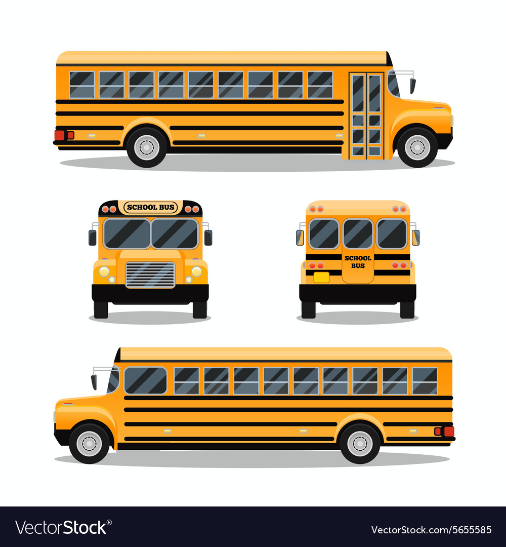 School bus Royalty Free Vector Image - VectorStock