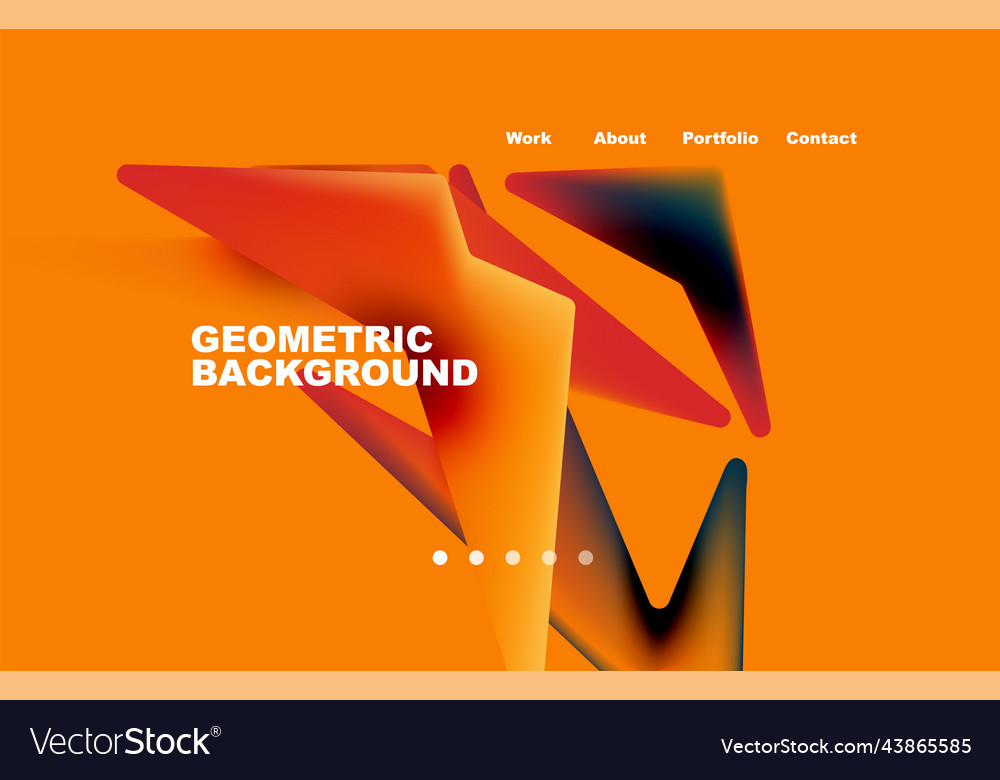 Shards shape composition abstract background web vector image Shards shape composition abstract background web