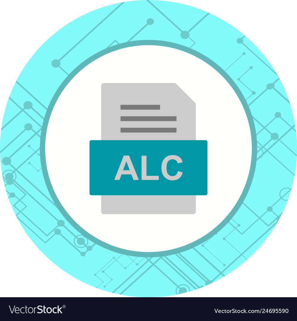Alc file document icon