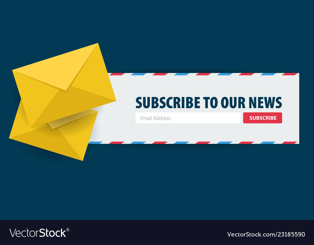 Email Subscription Button - Newsletter