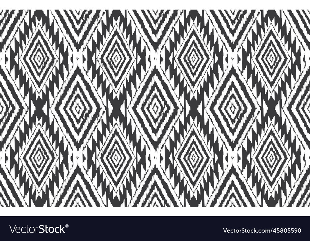 Ikat pattern seamless abstract background