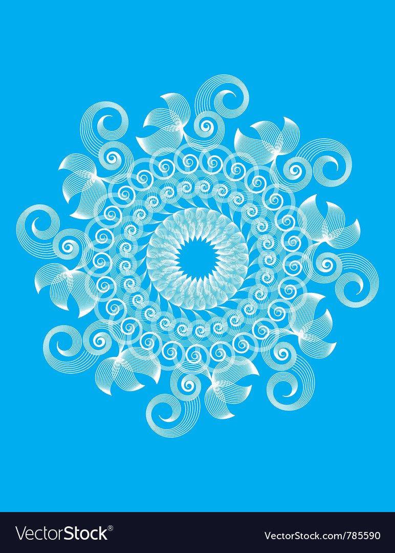 Set of spirograph for design