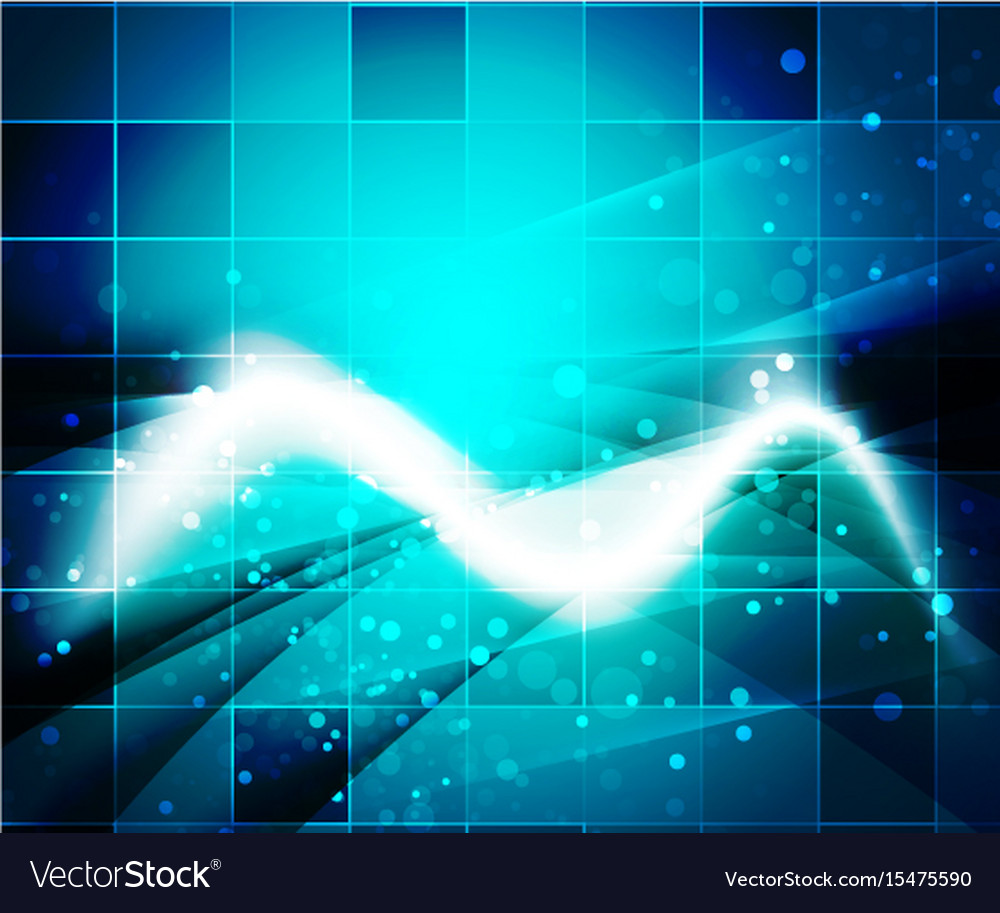 Shiny wave magicabstract background