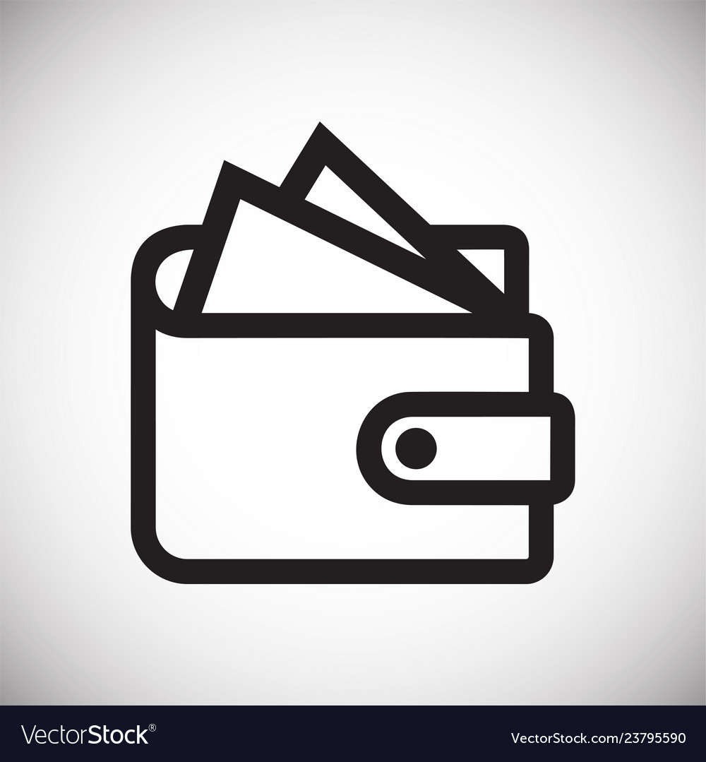 Wallet Icons auf weißem Hintergrund für Grafik vector image Wallet Icons auf weißem Hintergrund für Grafik