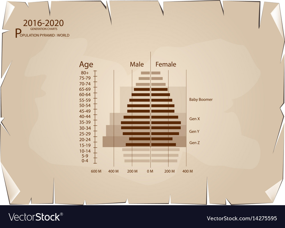 2016-2020 population pyramids graphs with 4 genera