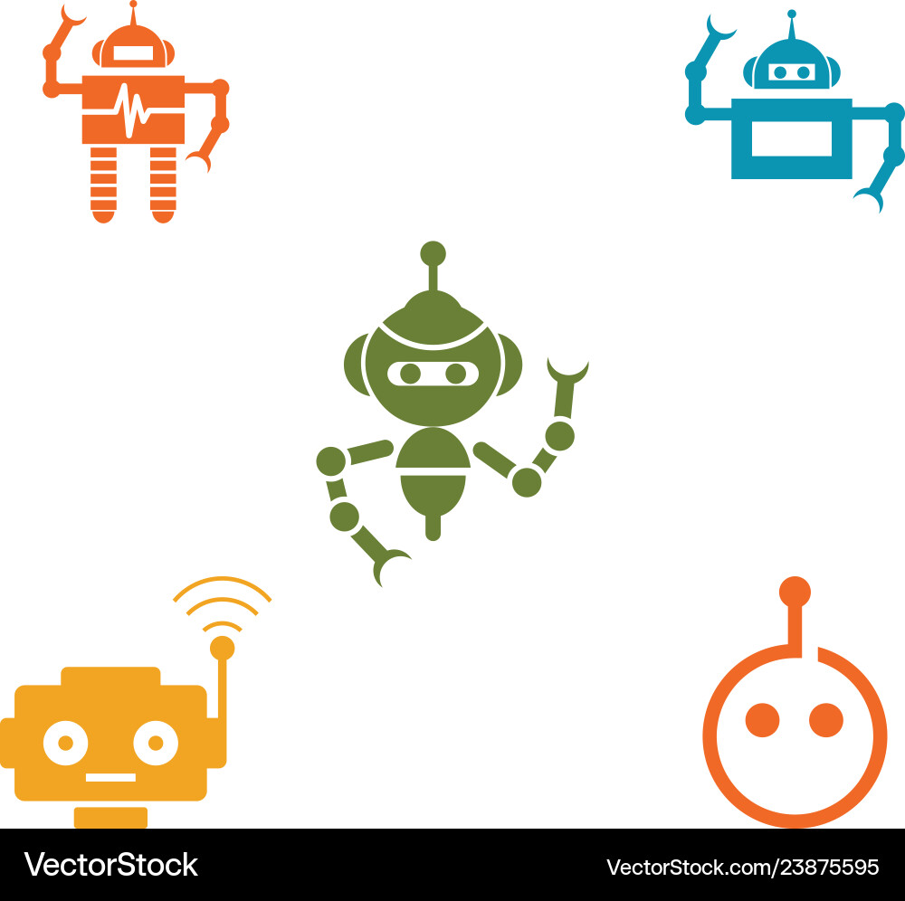 Robot icon Royalty Free Vector Image - VectorStock