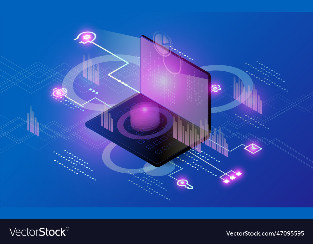 Software web development programming concept vector image Software web development programming concept