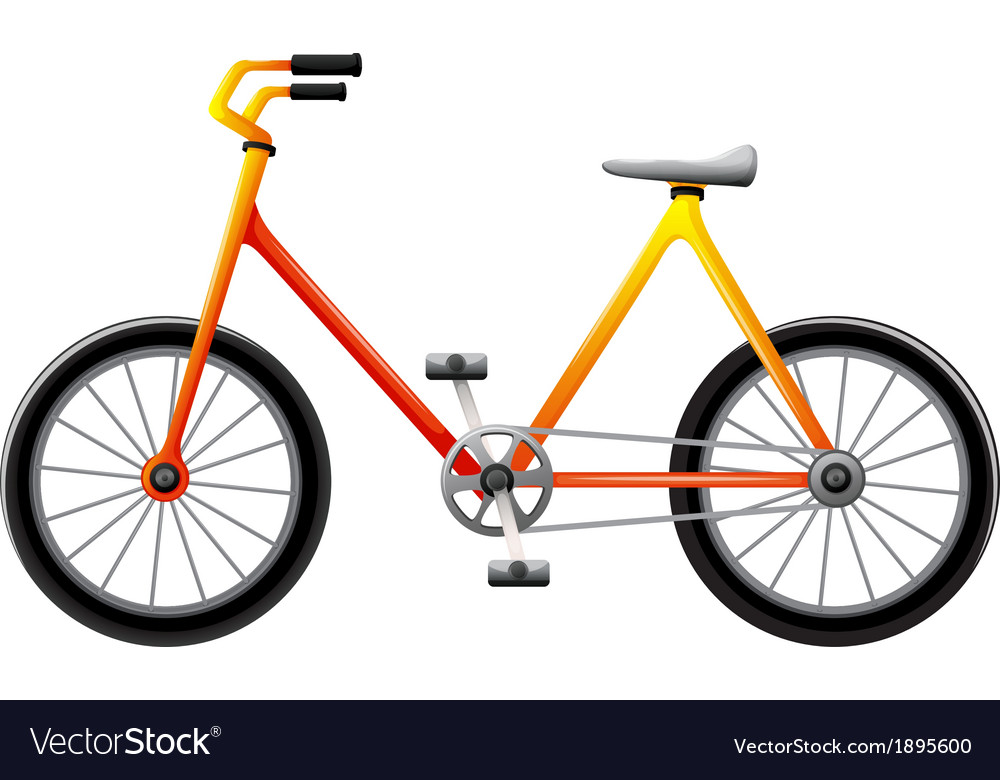 A bicycle Royalty Free Vector Image - VectorStock