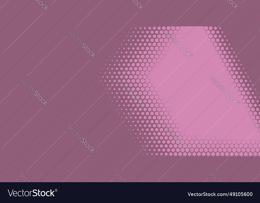 Geometric abstract hexagon two color background
