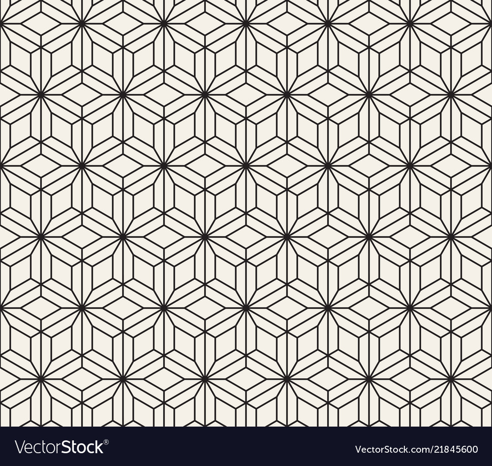 Seamless geometric pattern simple abstract lines