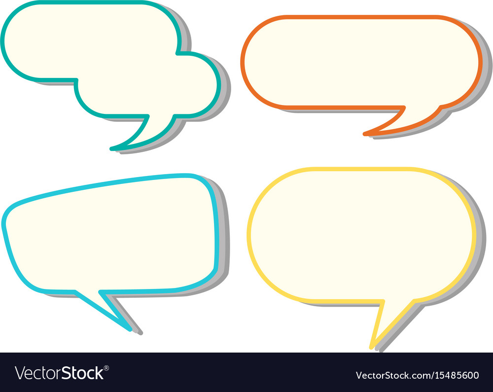 speech bubble vector free download