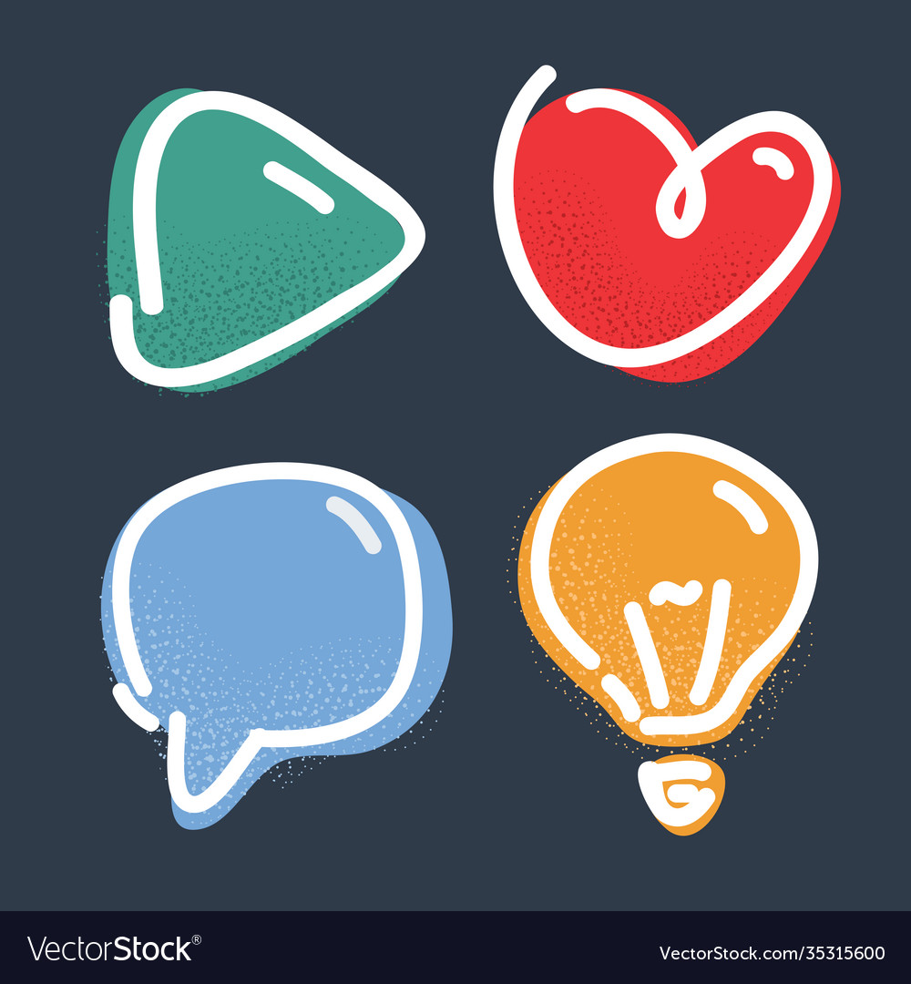 Web line icon set like vector image Web line icon set like