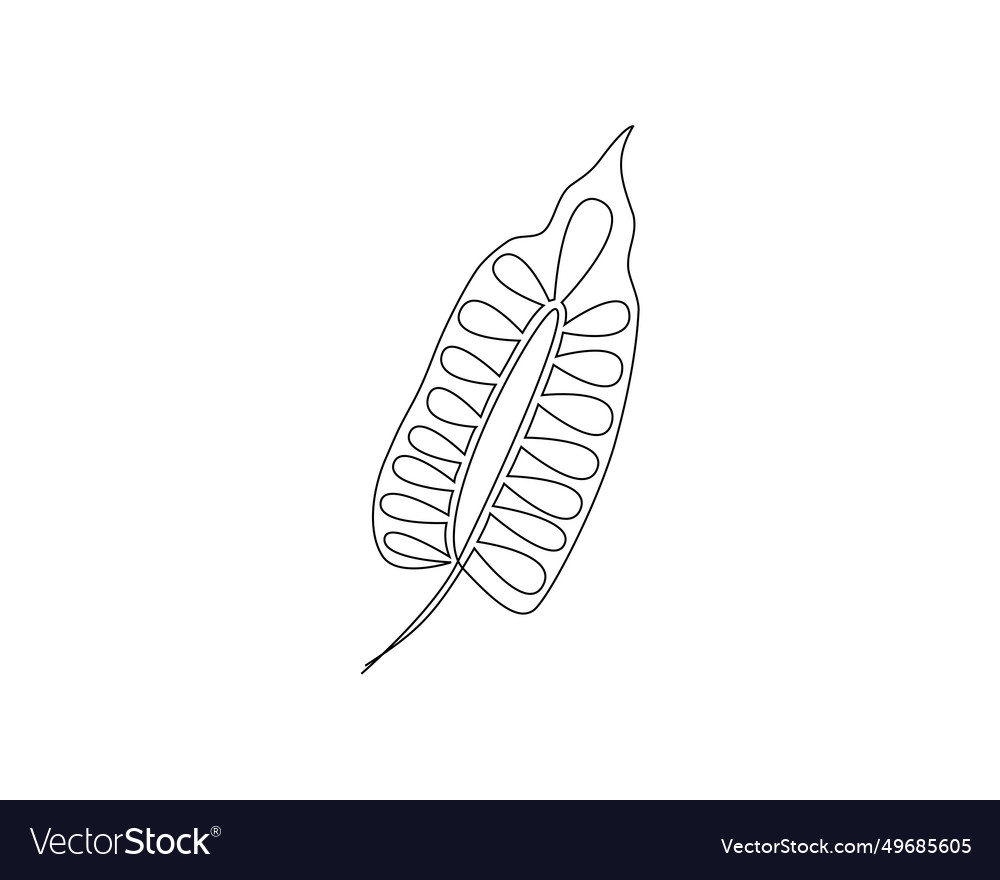 Continuous one simple single abstract line vector image Continuous one simple single abstract line