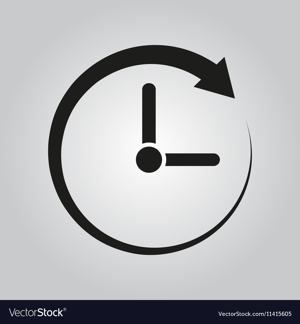 Time icon and watch timer symbol ui web