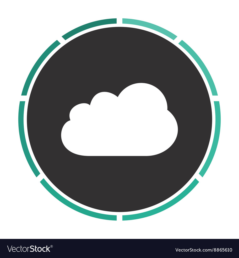 Cloud computer symbol