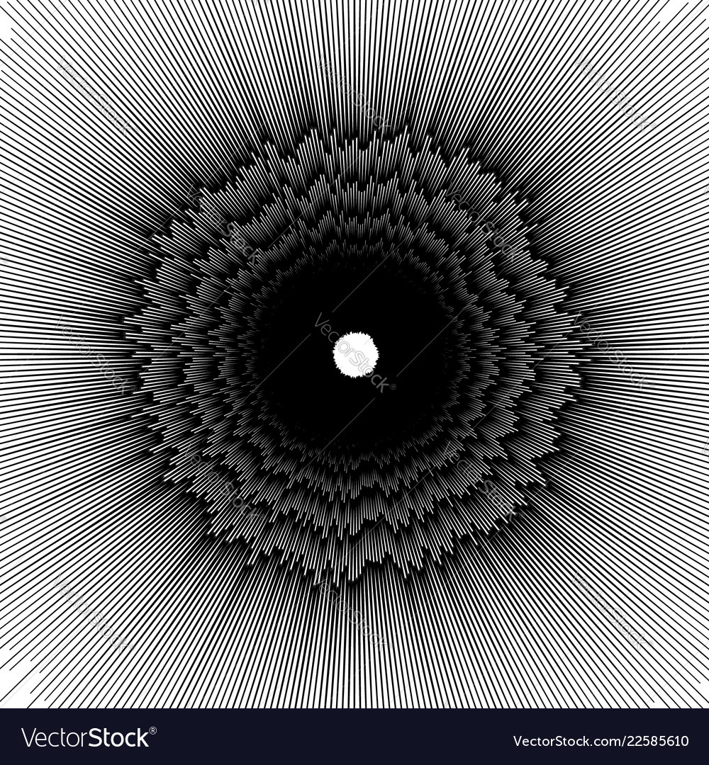 Concentric circular pattern random burst vector image Concentric circular pattern random burst
