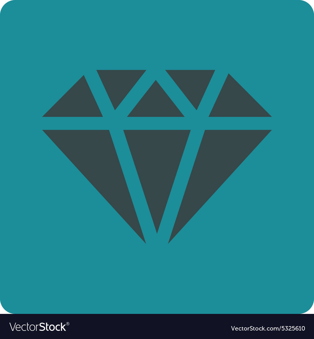 Diamond icon from commerce buttons overcolor set