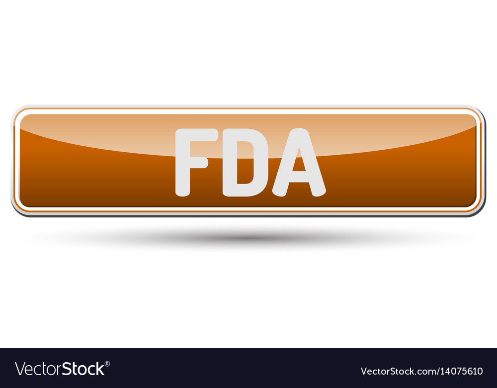 Fda - abstract beautiful button with text