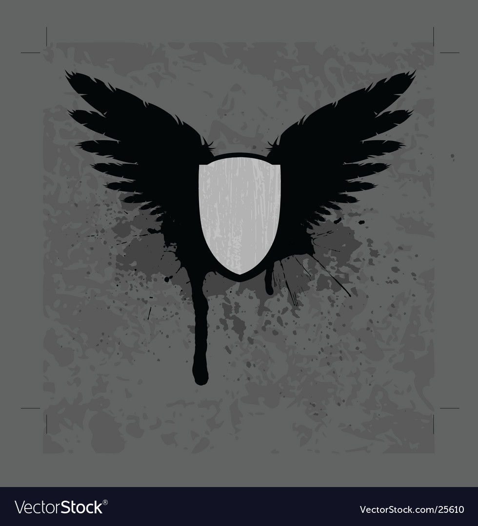 Grunge Shield Element