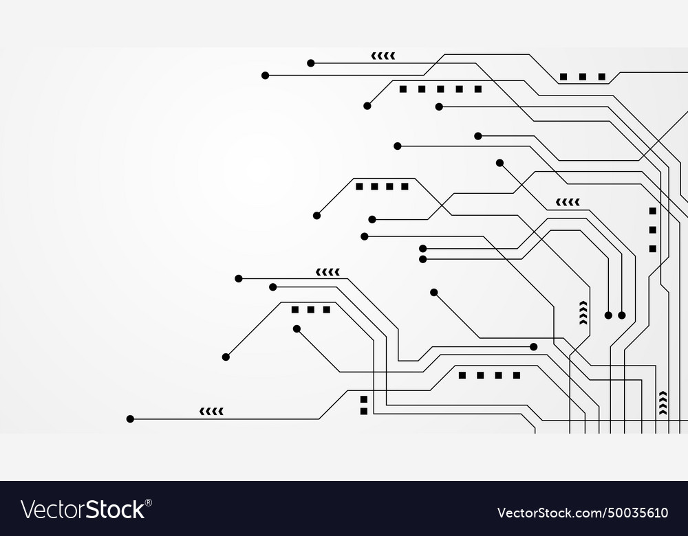 Hi-tech digital data abstract design vector image Hi-tech digital data abstract design