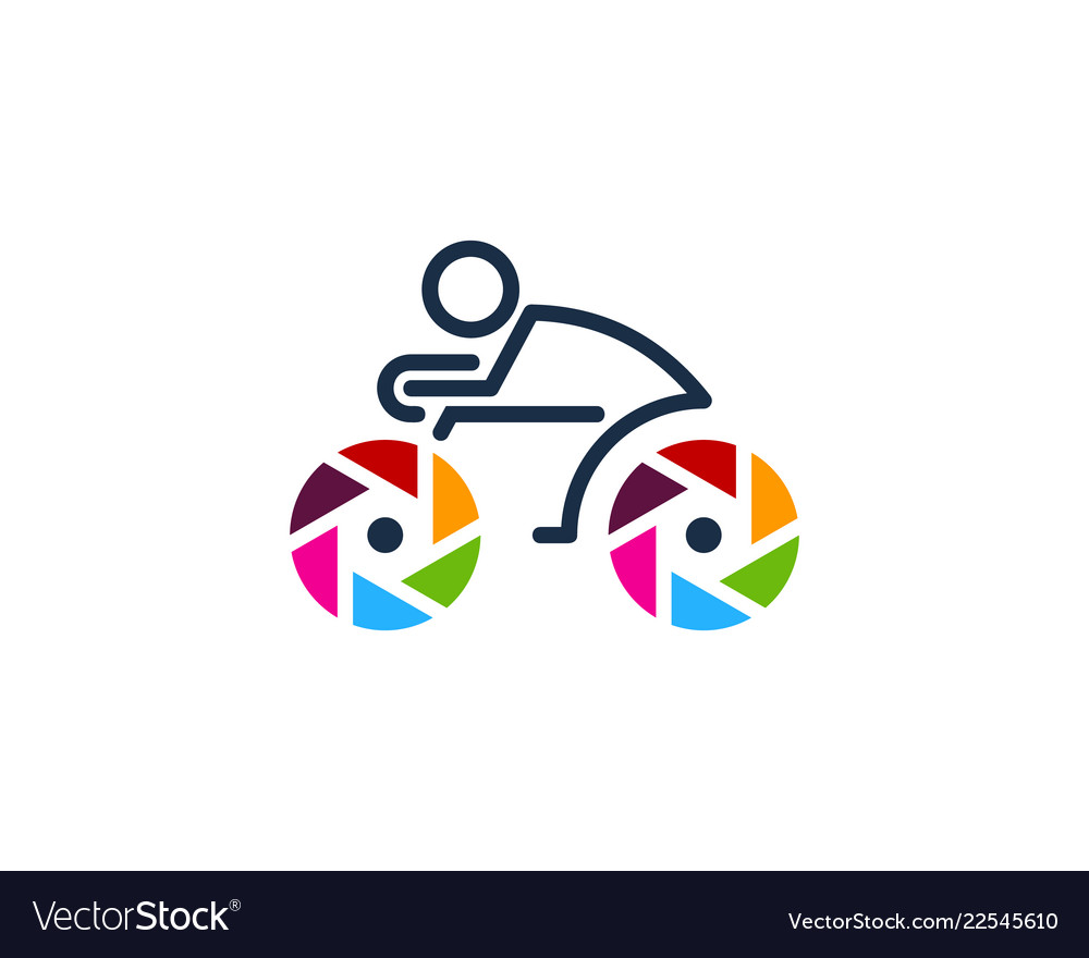 Lens Bike Icon - Modern Optics