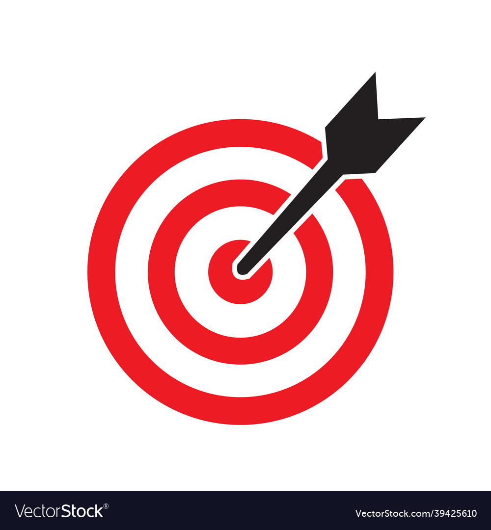 Target Icon Royalty Free Vector Image - Vectorstock