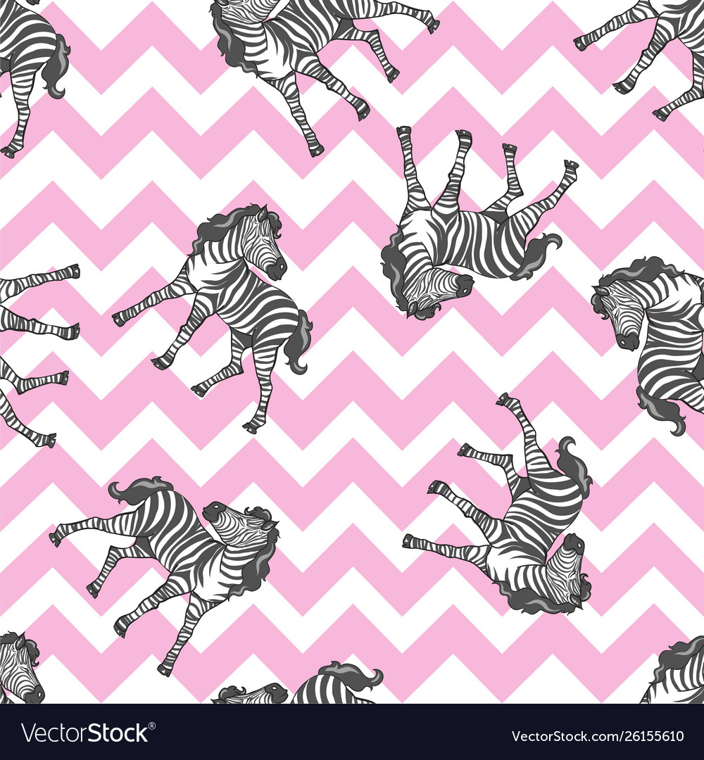 Zebra Print Kids Wallpaper