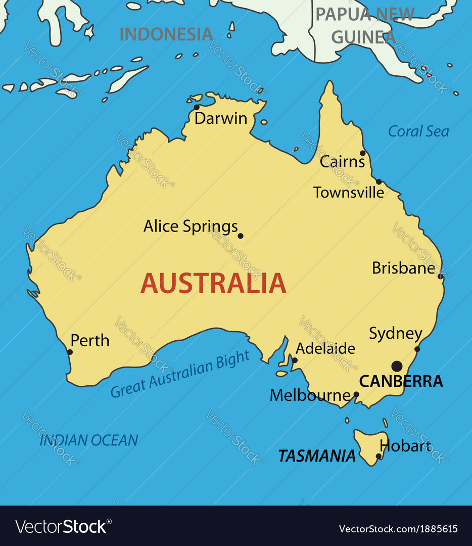 Australia Map Maps Of Commonwealth Of Australia – Themeloader