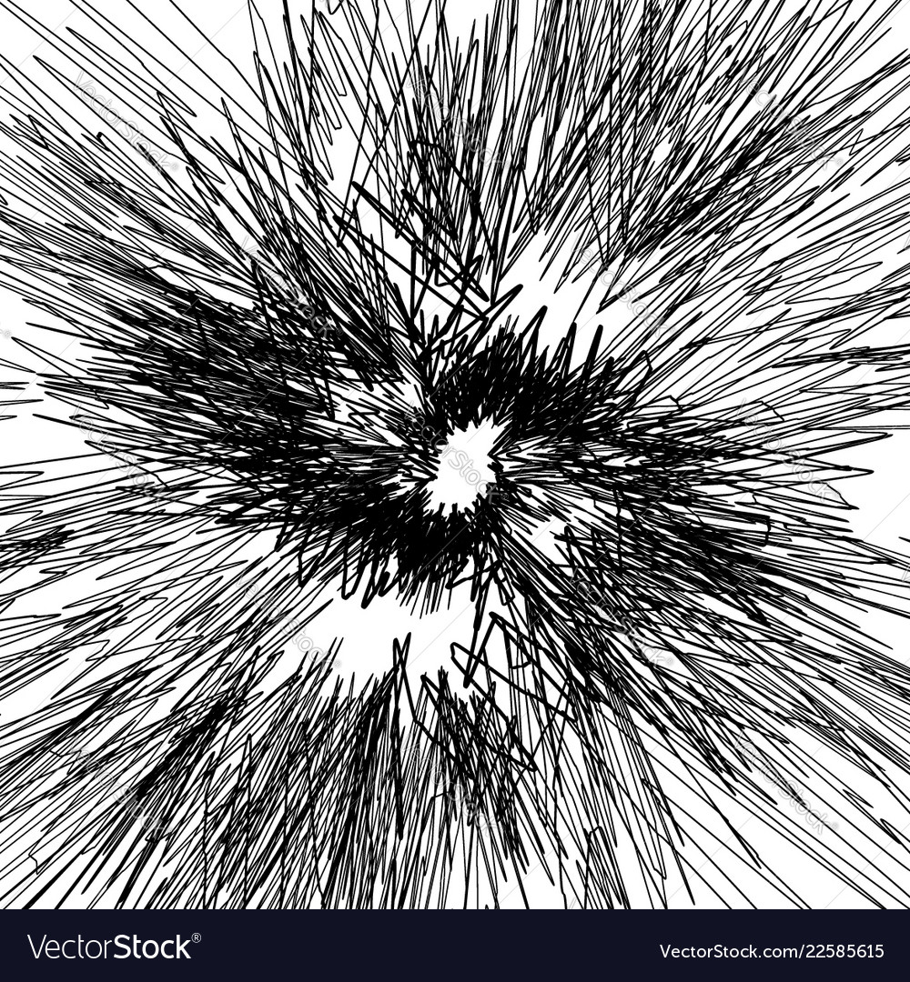Concentric circular pattern random burst vector image Concentric circular pattern random burst