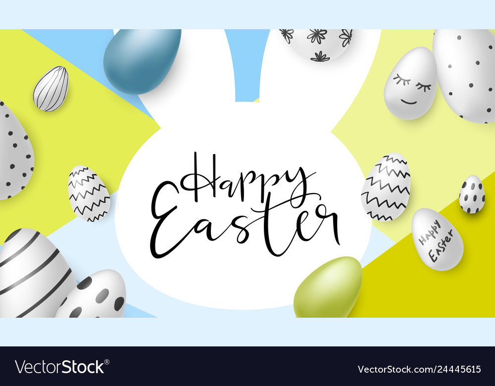 Ostern Gruß Banner - Happy Easter