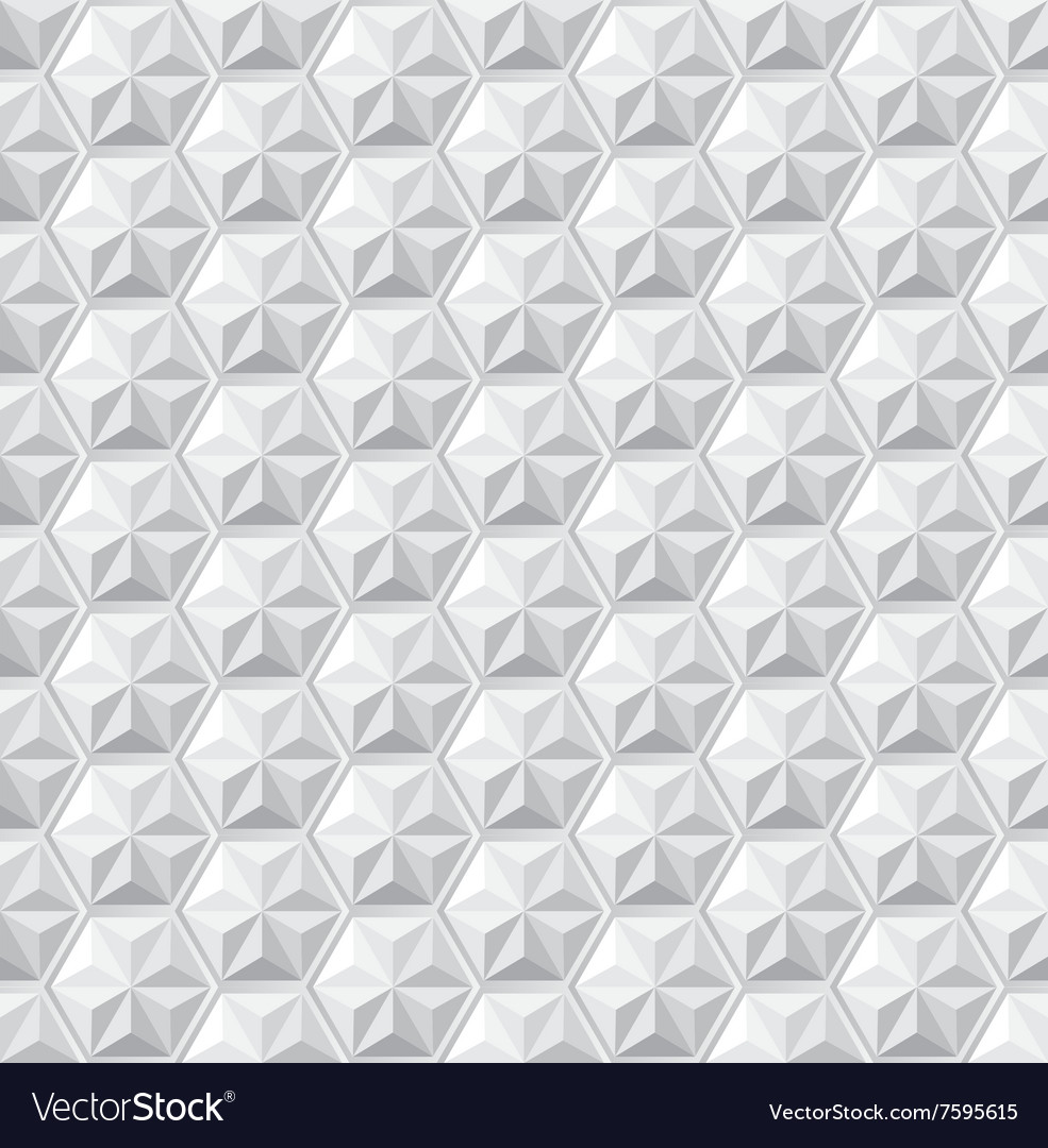 Metallic Hexagonal Pattern
