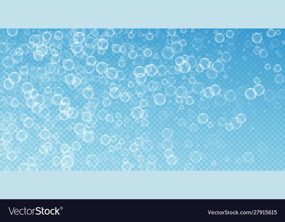 Random soap bubbles abstract background blowing b