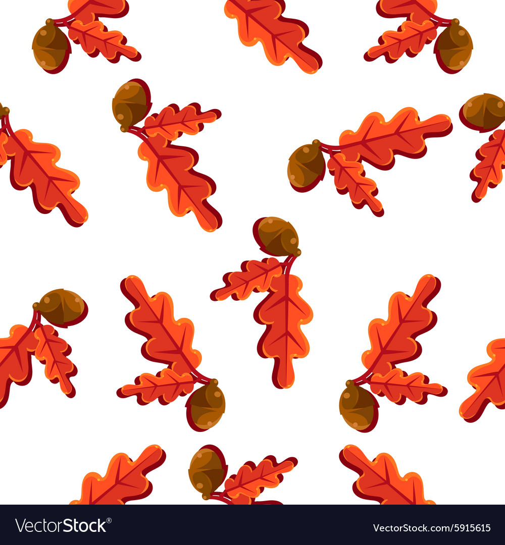 Seamless pattern with leaf abstract texture