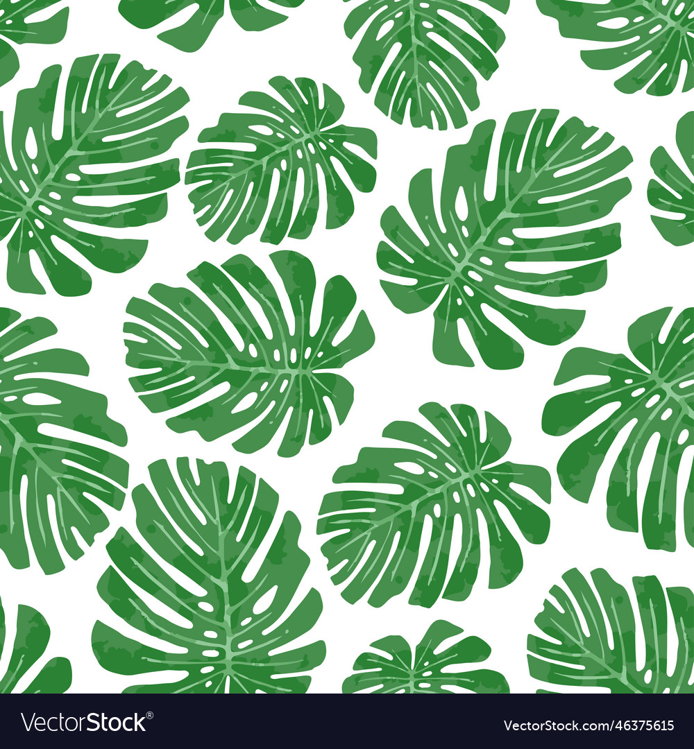 Seamless pattern with simple watercolor style